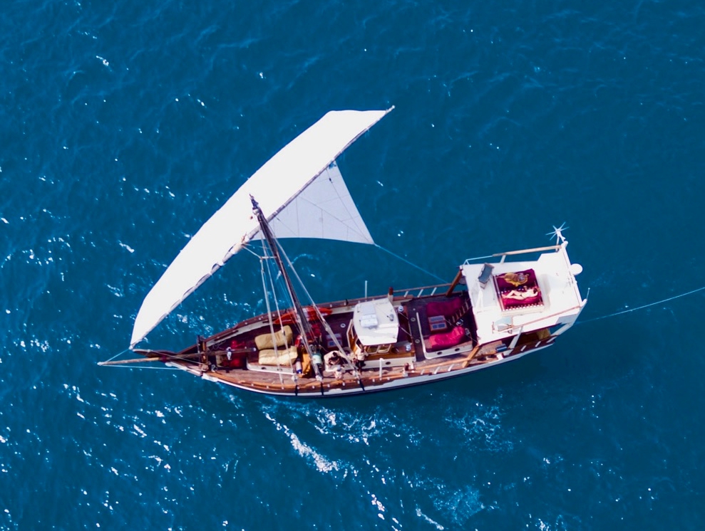 Traditional Dhow Sur Aerial