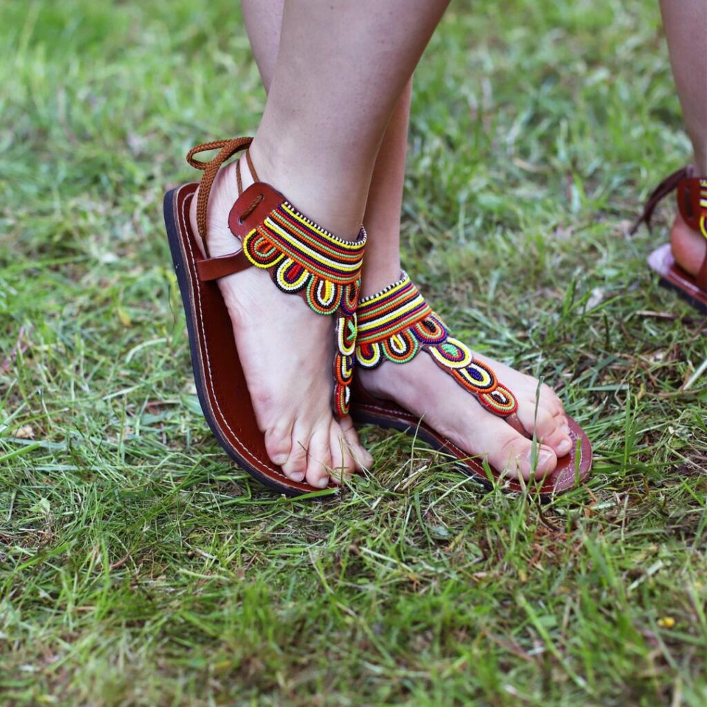 Maasai Sandals And Tourism