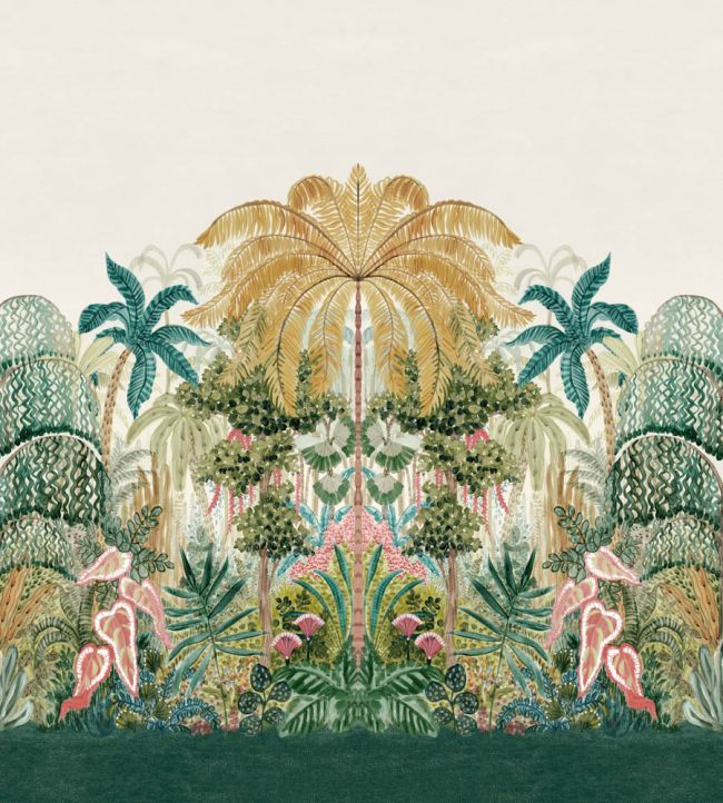 Mombasa Clarke And Clarke Tropical Wallpaper Mural W0187 01 Image01